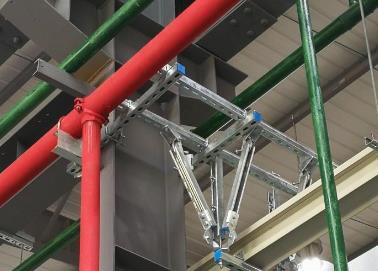 农安该抗震支架的整体式支吊架结构协调性好